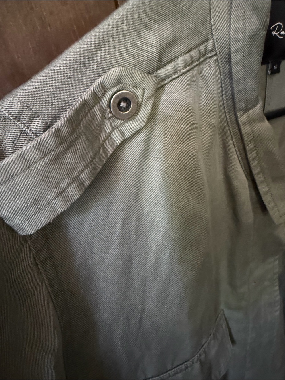 Rails Military-Style Light Sage Green Utility Jacket - Picture 6 of 9